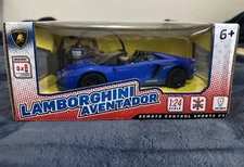 World Tech Toys 1:24 Licensed Lamborghini Aventador Convertible RC Car Brand New