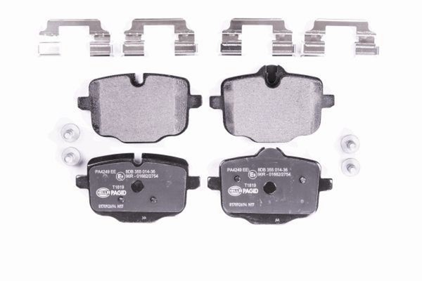Bremsbelagsatz Scheibenbremse Hella Pagid 8DB 355 014-361 FüR F11 BMW 5Er F10-image