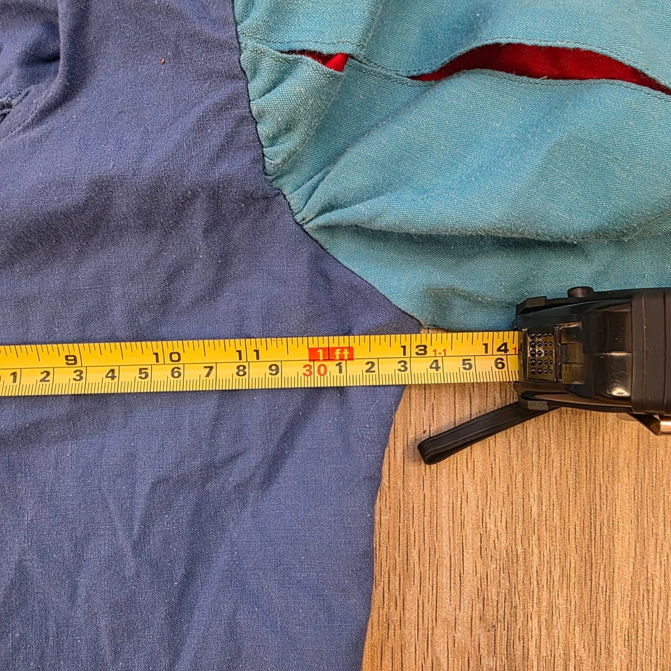 Disfraz de Blancanieves Hecho a Mano Vintage Niños Años 80 90 Manga Abullonada Vestido Amarillo Azul Foto 3 de 4