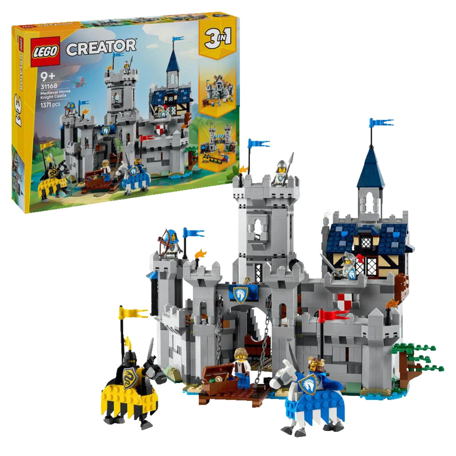 LEGO Creator 31168 Ritterburg im Mittelalter Bausatz, Mehrfarbig - Bild 1 von 3