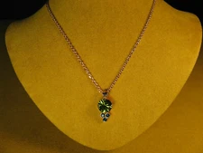 MARIANA NECKLACE SWAROVSKI CRYSTALS BEAD PENDANT GP MOSAIC Multi Green Blue