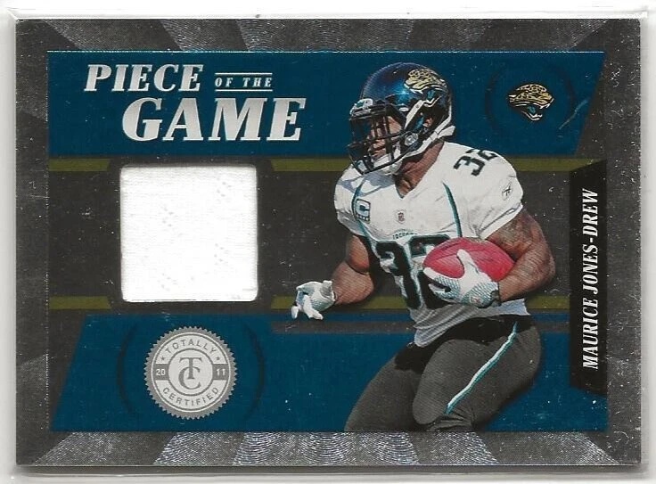MAURICE JONES-DREW - 2011 Totally Certified Piece/Game Jersey 97/172 #22 (5743a) - Image 2 of 3