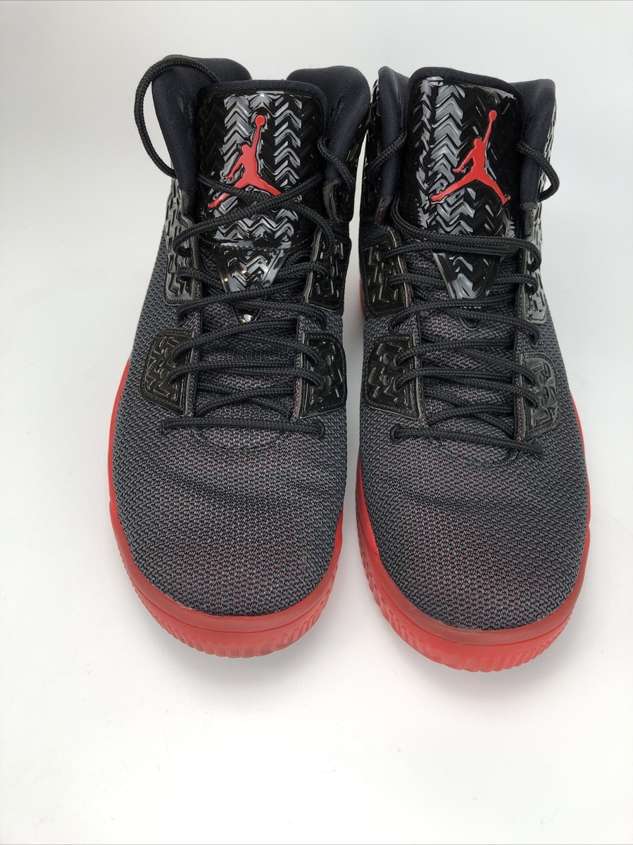 NIKE AIR JORDAN SPIKE FORTY PE 807541-002 BLACK/FIRE RED