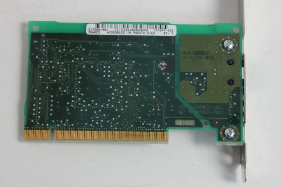 COMPAQ 317606-001 10/100 TX PCI INTEL UTP CONTROLLER 692290-002 - Image 2 of 3