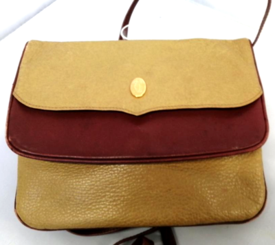 Auth Cartier Must De Vintage CrossBody Shoulder Bag Leather 