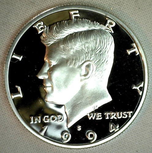 1994 S Proof SILVER Kennedy Half Dollar Coin 50 Cent JFK from US Mint Proof Set