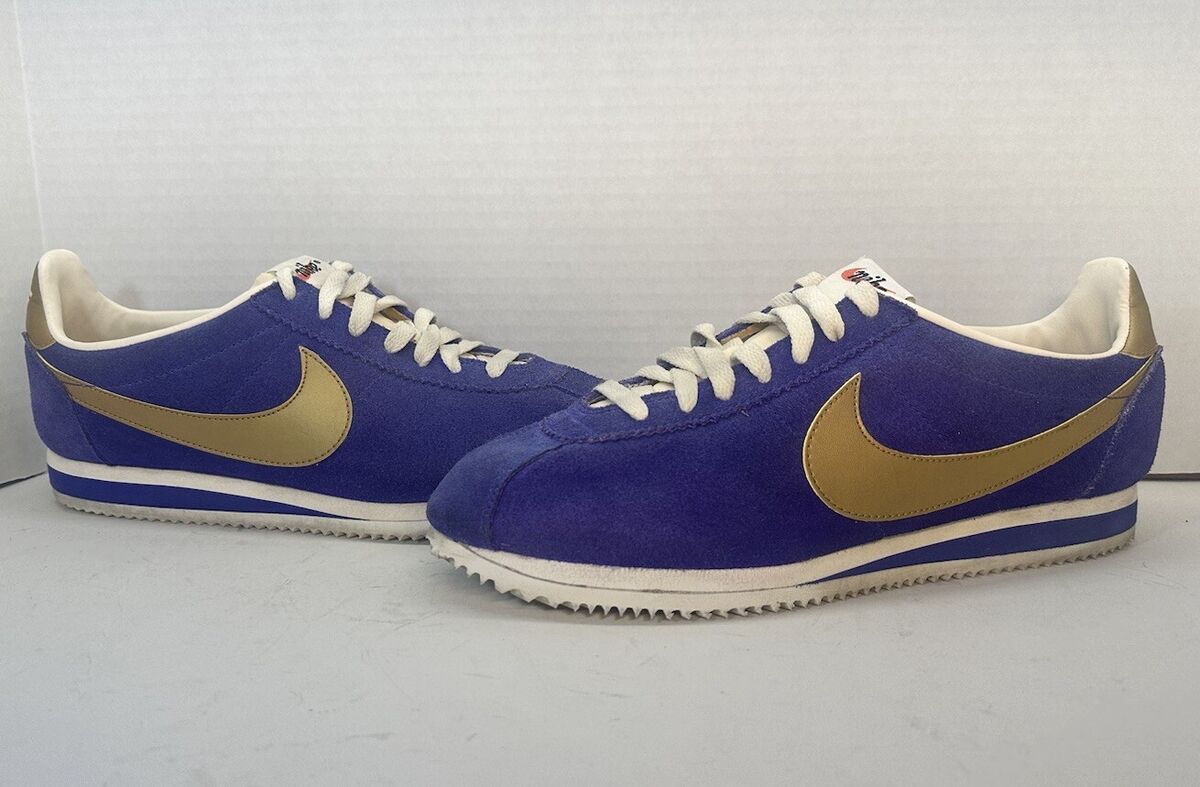2012 Nike Cortez VNTG -Mens Size 10.5 Purple Suede/Gold 2012 Nike Cortez VNTG -Mens Size 10.5 Purple Suede/Gold