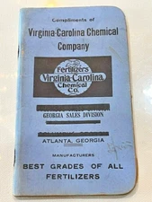 2045BP - Virginia Carolina Chemical Co. Note Pad - Blue Cover