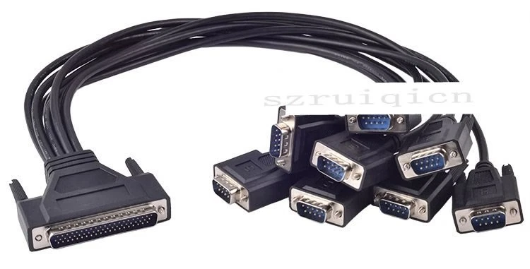 PCI-Express to 8-Ports DB9 Serial RS232 RS-232 COM Adapter Card 16c1058 chip - Image 4 of 4