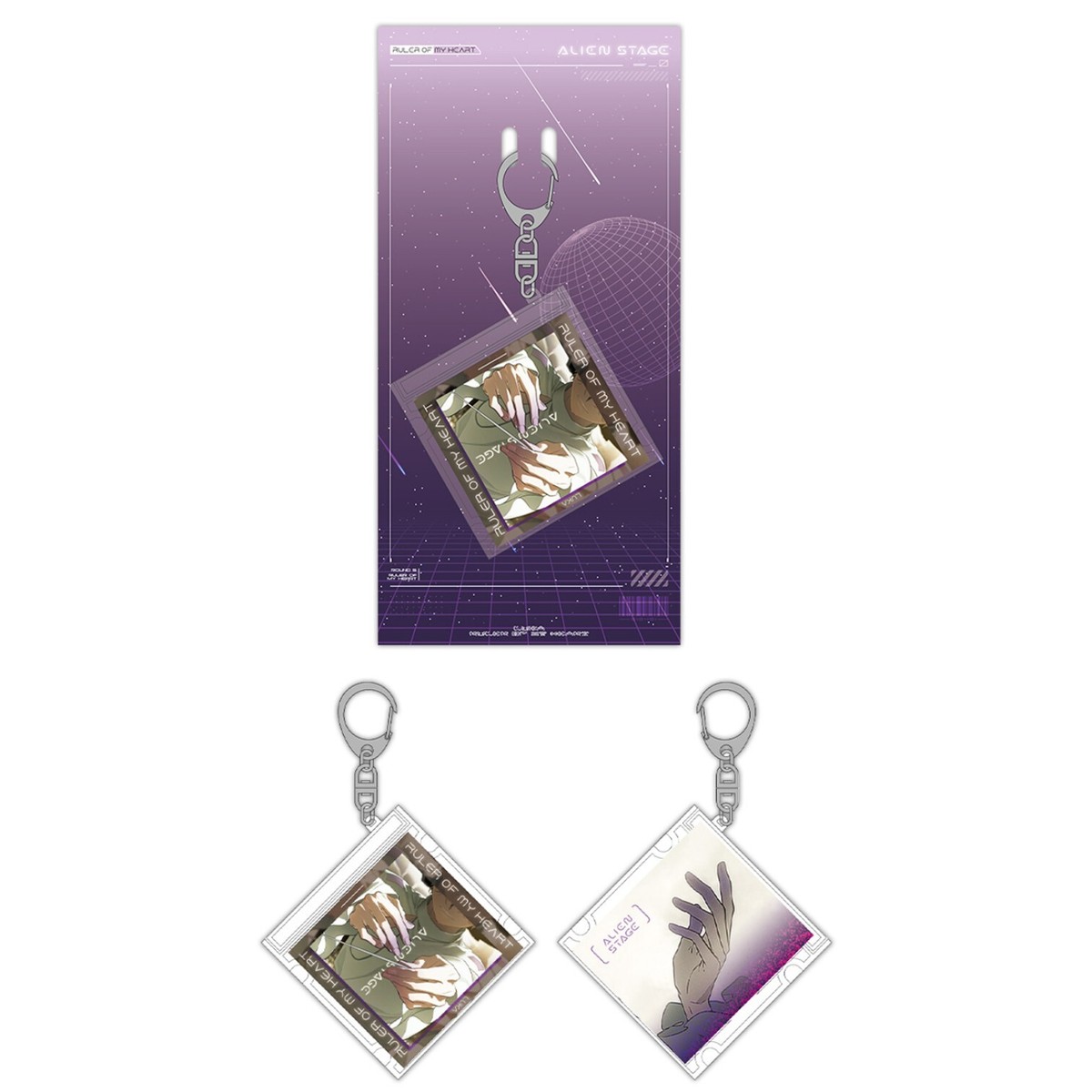 エイリアンステージ NFC CD風キーホルダー 3点セット pre-order] ALIEN STAGE : NFC CD Keyholder Special ver