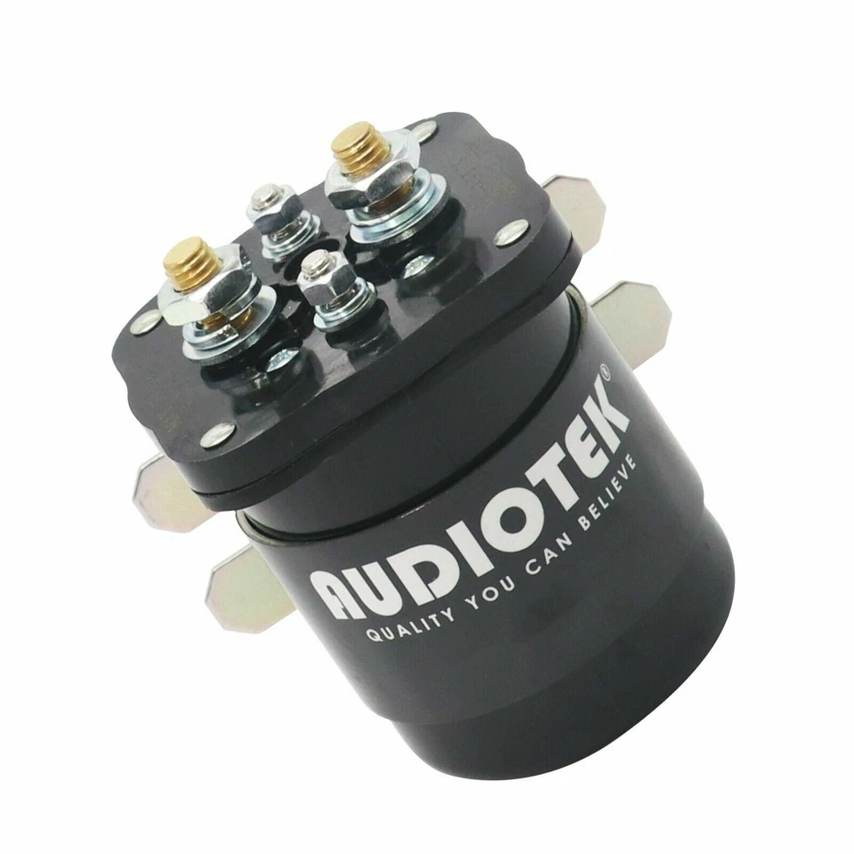 Audiotek 500A 12V Continuo 500 Amp Móvil Audio Relé y Aislador de Batería Foto 3 de 4