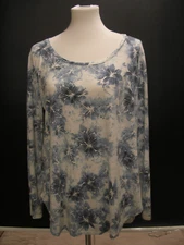 WOMENS BLOUSE, BLUE, X-LARGE, SEE NEW 50% OFF RATE