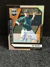 Ky Bush 2021 Panini Elite Extra Silver Foil Auto