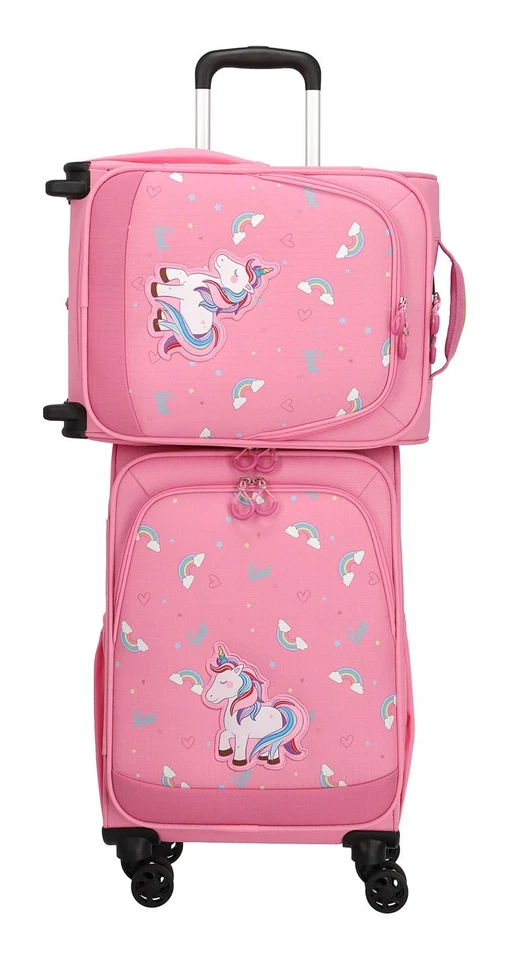 travelite Minimover Kidstrolley 2 Wheel Trolley Unicorn rosa Motiv Neu - Bild 2 von 4