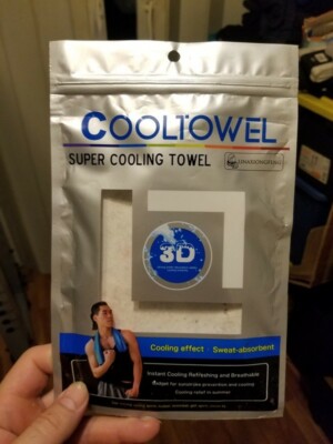 Supercooling Towel brand new no container 
