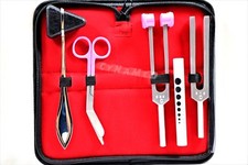 5 pcs Reflex Percussion Taylor Hammer Penlight Tuning Fork C 256 C 512 +scissors