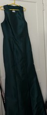 NWT alfred sung green bow gown size: 8R