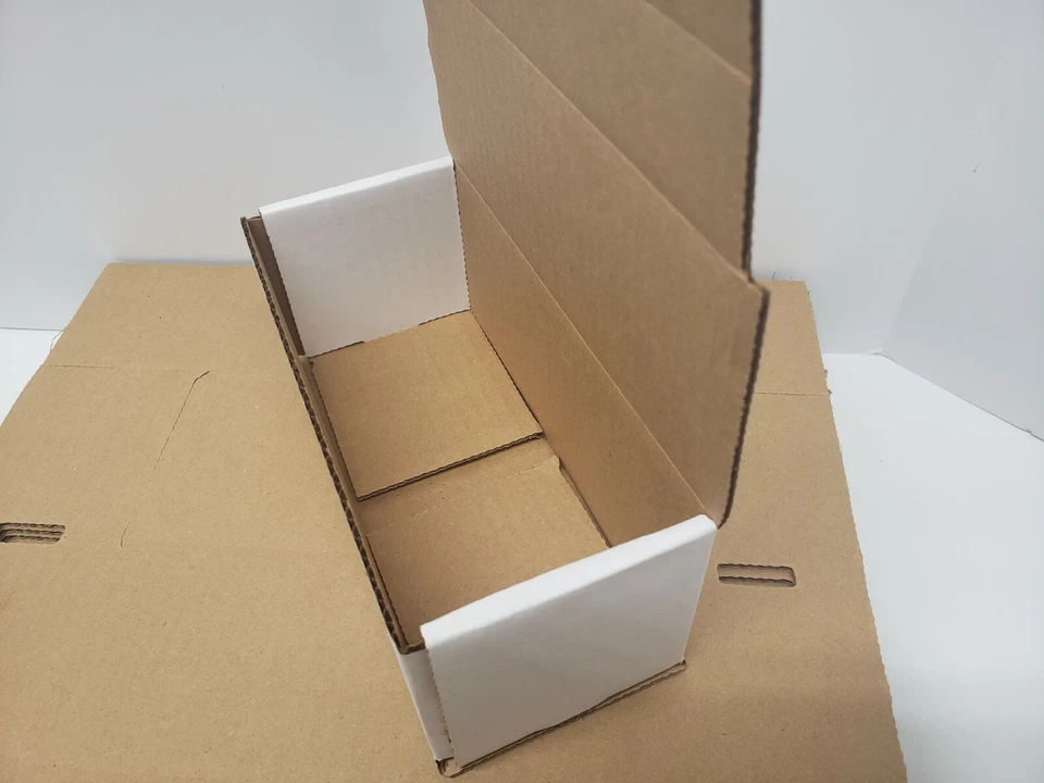 25- 7 x 3 x 3 White Corrugated Shipping Mailer Packing Box Boxes - Image 4 of 4