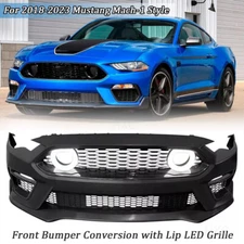 For 2018-2023 Mustang Mach-1 Style Front Bumper Conversion Kit Complete