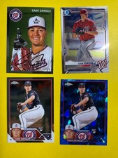 Cade Cavalli 2023 Chrome Sapphire RC 2021 Bowman Chrome 23 Chrome & More Nats