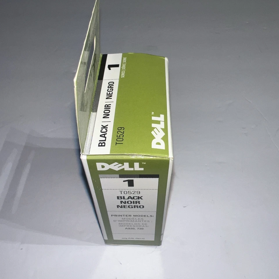 Картридж чернильный для принтера Dell серии 1 черный T0529 ~ совместим с запечатанными. Модели A920, 720 - Изображение 4 из 4