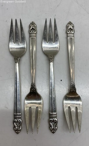 (A) International Royal Danish Sterling Silver Forks 212 Grams
