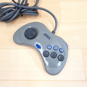 SEGA SATURN Console bundle with 2 controllers & 5 Games Japanese Gray tested