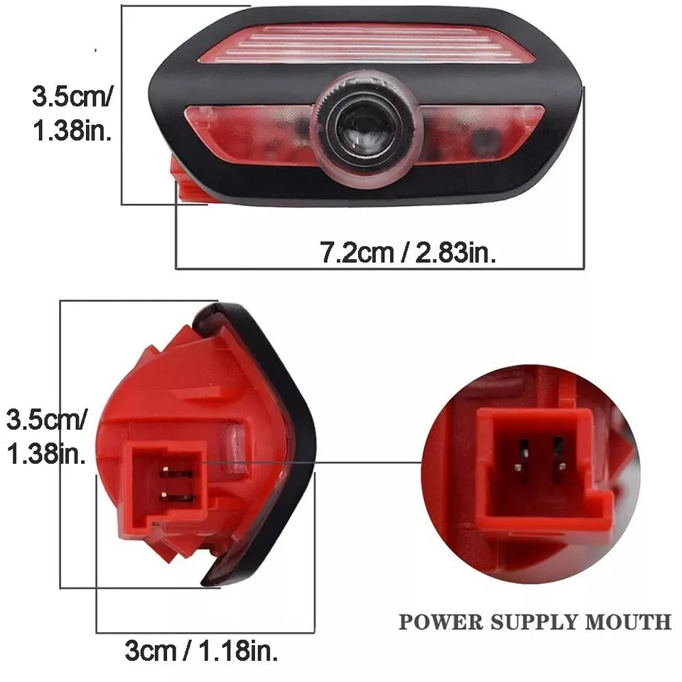 2x PROYECTOR LÁSER LED LUZ PUERTA MERCEDES BENZ W222 S350 S400 S500 S450 S600 Foto 4 de 4