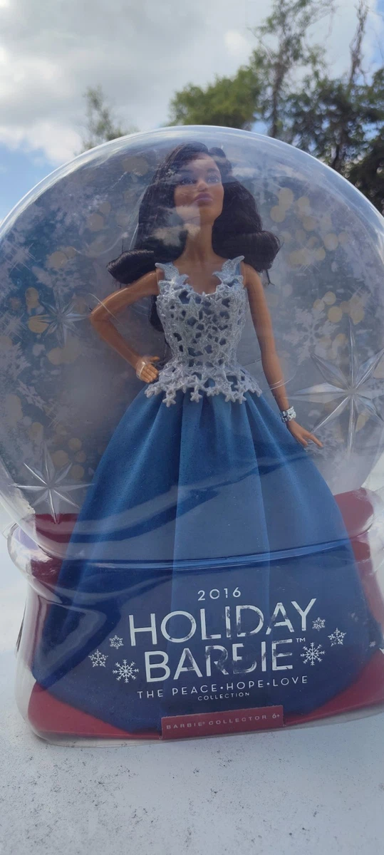 バービー人形　ブルー　ホリデーバービー　新品未使用未開封　2016　レア Holiday Barbie Barbie Original (Unopened) 2016 Year Manufactured