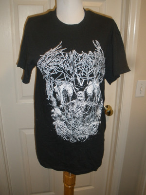 Adult Black T-Shirt Basic Blanx M A Great Chaos Tour Cities (3A)
