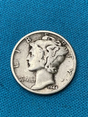 1944 Mercury Dime, Full Split Bands, Superb Gem BU++ FSB