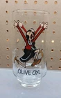 VINTAGE COCA COLA OLIVE OYL GLASS KOLLECT A SET (4)