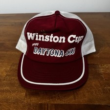 Vintage Winston Cup Daytona 500 Snapback Trucker Hat Cap Made in USA NASCAR
