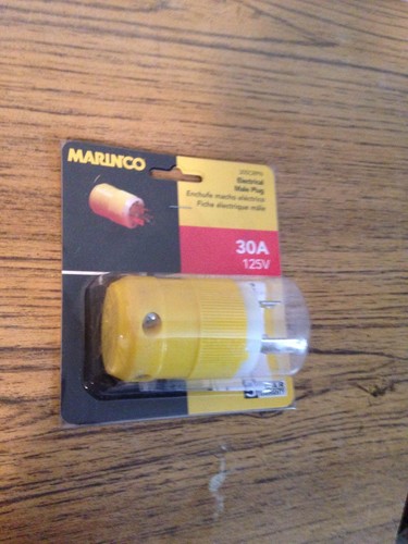Marinco 30A 125V Male Plug 305CRPN Connects to Generator or Shore Power - Picture 3 of 3