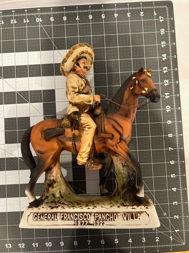 GENERAL FRANCISCO "PANCHO" VILLA~EMPTY PORCELAIN TEQUILA DECANTER~1975 1st Ed. - Picture 16 of 19