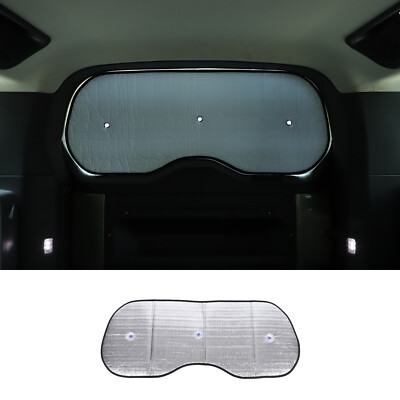 Sliver Custom Sunshade Rear Windshield Block Cover For Defender 110 2020-2023
