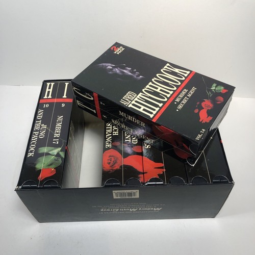 Alfred Hitchcock Collection Vols 1-10 VHS Tape Box Set Classic Horror Suspense - Picture 6 of 8