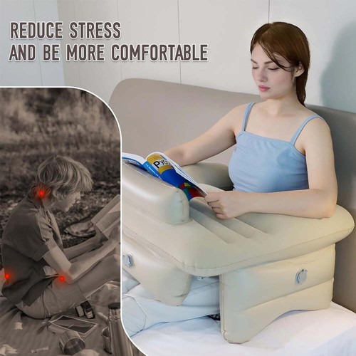 Reading Pillow Foam Lap Desk Cushin Gaming Working Bench Pad Arm Rest Table - Picture 7 of 14