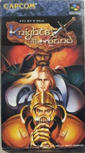 KNIGHTS OF THE ROUND Super Famicom SFC SNES SHVC-L0 1994 NTSC-J Nintendo Capcom - Picture 1 of 13