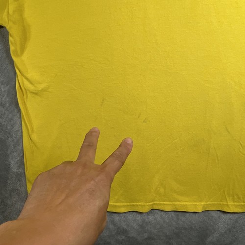 VTG Original 1995 Wu Tang Clan T-Shirt Men’s XL Yellow Wu Wear Protect Your Neck - Picture 14 of 15