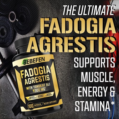 Fadogia Agrestis Capsules 9300Mg - 100 Capsules with Fadogia Agrestis, Tongkat A - Picture 5 of 8