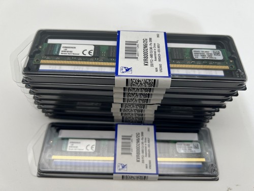 10x Kingston Arbeitsspeicher Ram KVR800D2N6/2G, 2GB PC2-6400 CL6 240-Pin DIMM