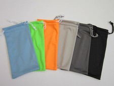 12PCS Premium Microfiber Sunglasses Pouches/Cleaning Case 3.5"x7" -Generic