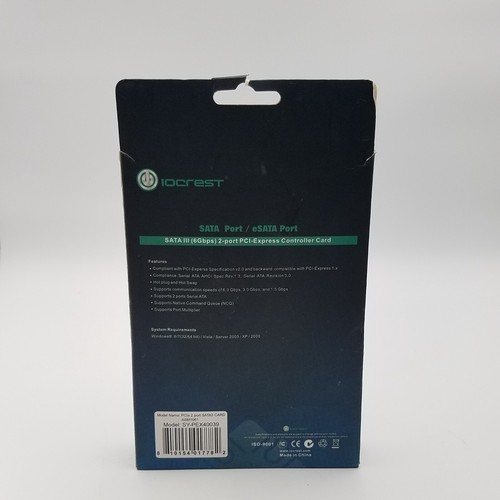 PCI Express to SATA3.0 2-Port SATA III 6G Express Controller Card - Afbeelding 10 van 10