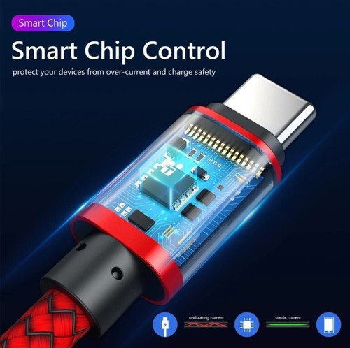 Fast Charger Type C Cable For Samsung Galaxy S10 S9 S8 Plus 3/6/10FT USB-C Cord - Picture 8 of 21