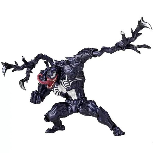 Figura de acción Venom de 6,7"" Yamaguchi Revoltech Posable Juguete Coleccionable 17 cm Regalo - Imagen 6 de 14