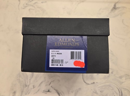 New! Allen Edmonds 'Super Sport' Driver Loafer Shoes Brown Mens 8.5 D MSRP $300 - Picture 12 of 12