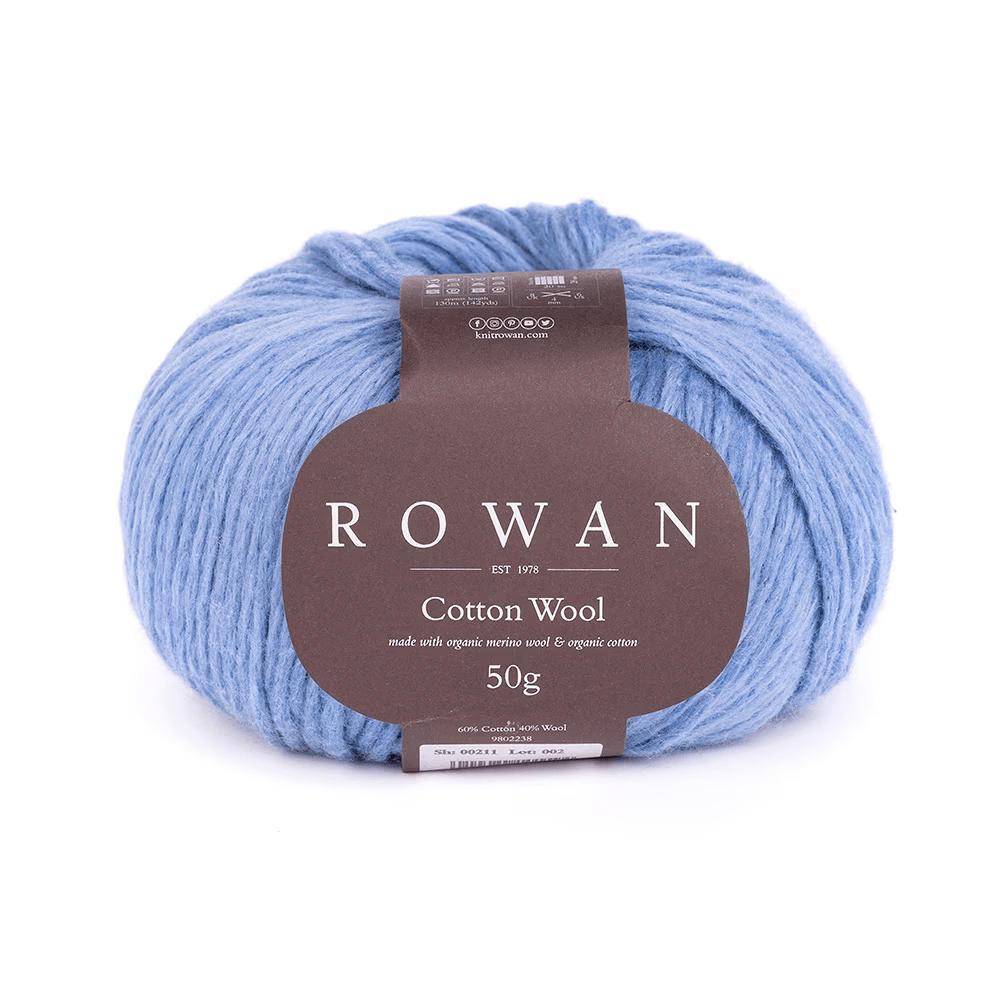 Rowan Cotton Wool DK 50g 60% Cotton, 40% Wool UK