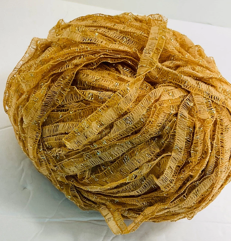 Unidad de hilo de cinta metálica Lucci de 1 oro sin etiqueta nueva Foto 3 de 4