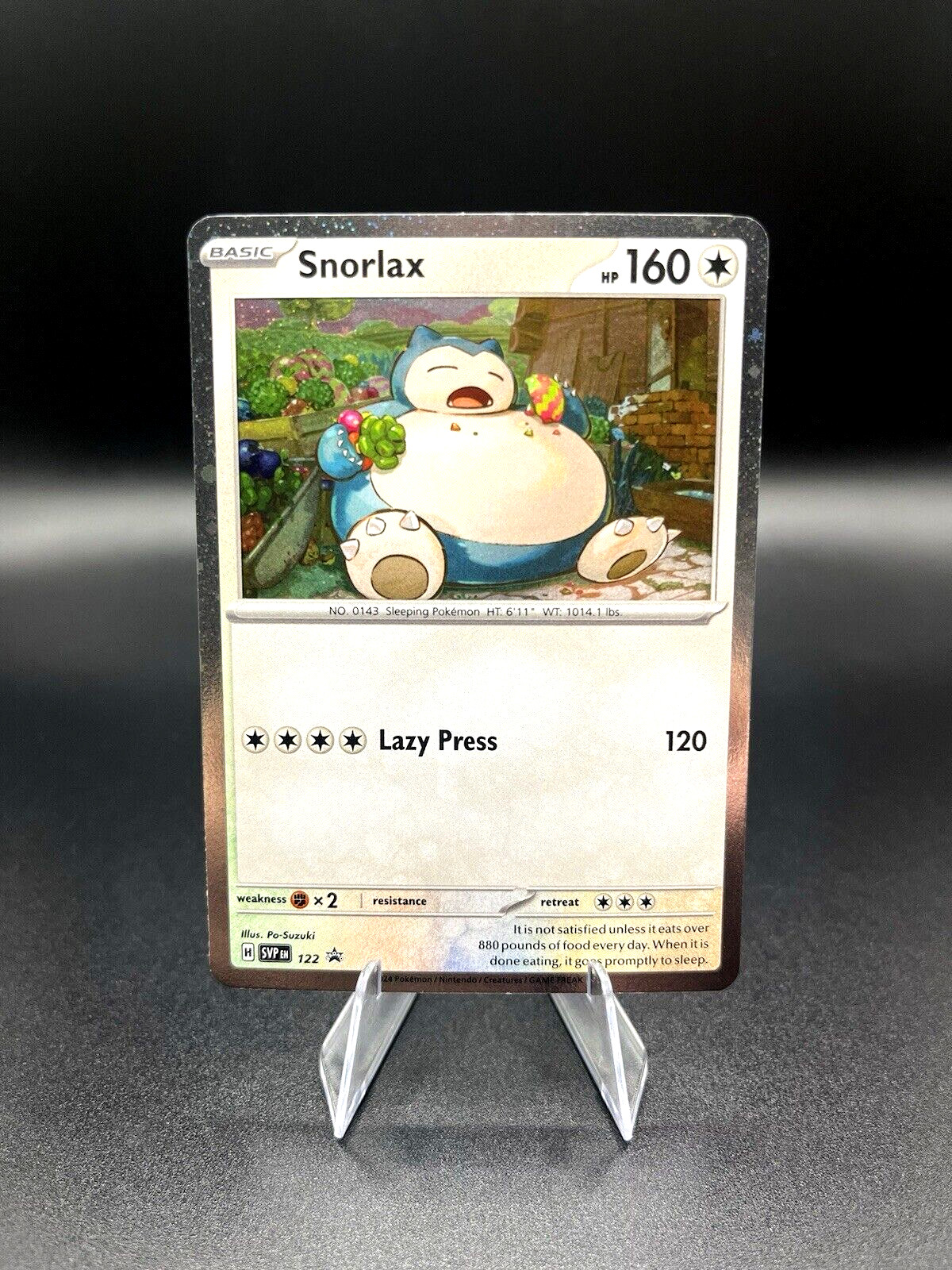 Snorlax SVP122 Cosmos Holo - S&V Promo Pokemon Card - NM